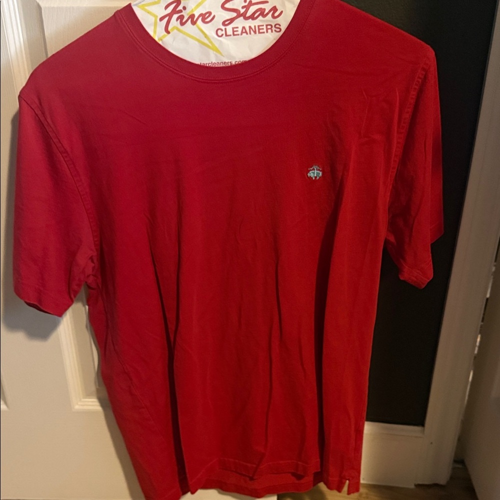 Brooks Brothers Vibrant Red Short Sleeve Tee